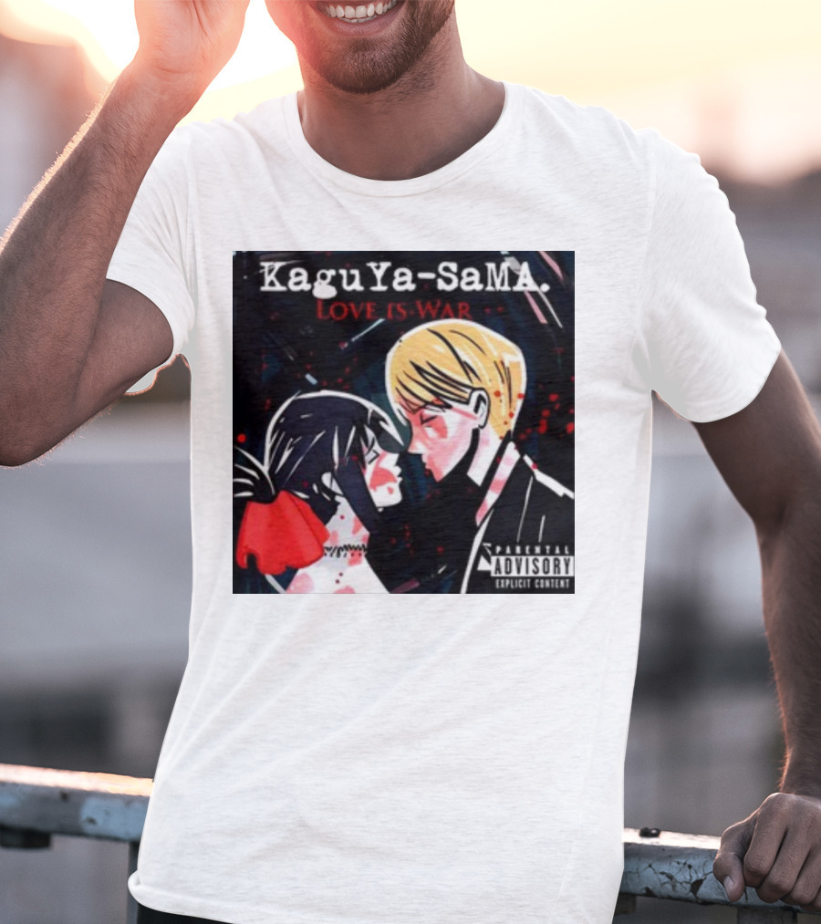 Kaguya-Sama Love Is War Explicit Content Parental Advisory T-Shirt