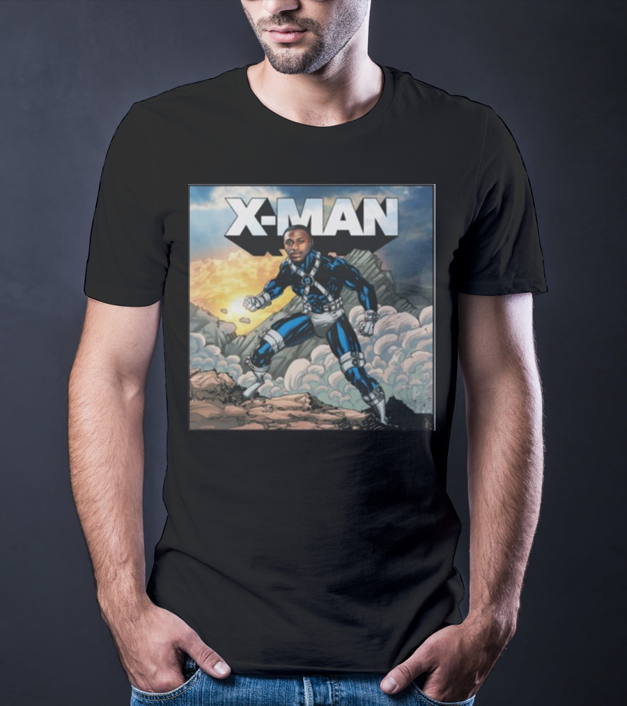 X-Man Carolina Panthers Xavier Legette Comic T-Shirt
