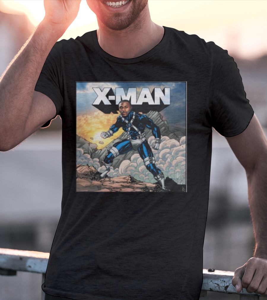 X-Man Carolina Panthers Xavier Legette Comic T-Shirt