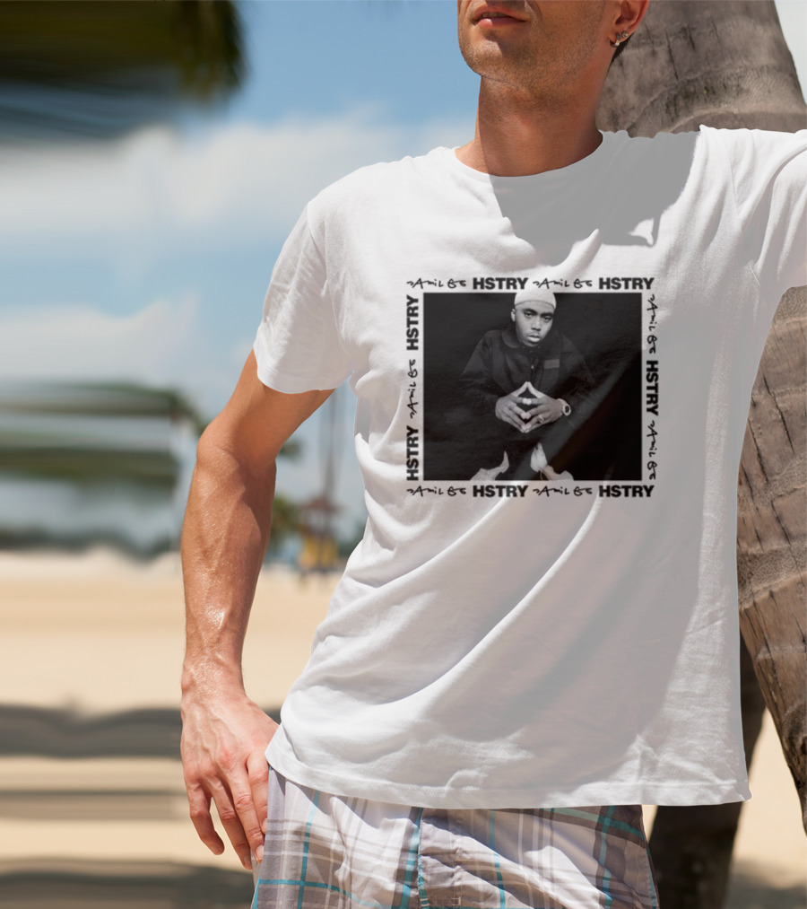 Hstry X Jamil Gs Hip Hop 50 Nas 90s Rap T-Shirt
