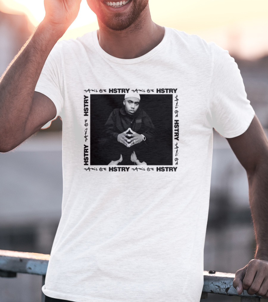 Hstry X Jamil Gs Hip Hop 50 Nas 90s Rap T-Shirt