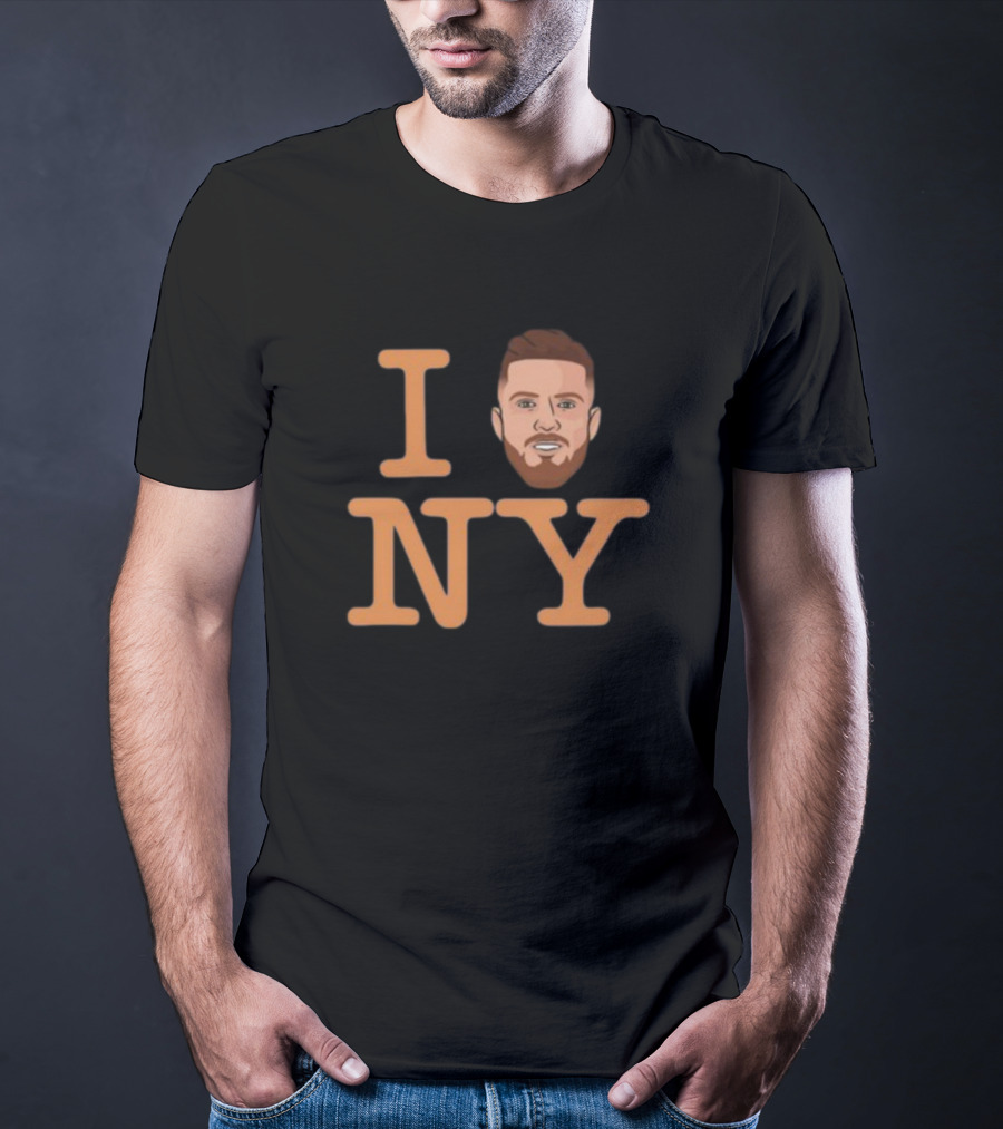 I Heart New York With Cartoon Face T-Shirt