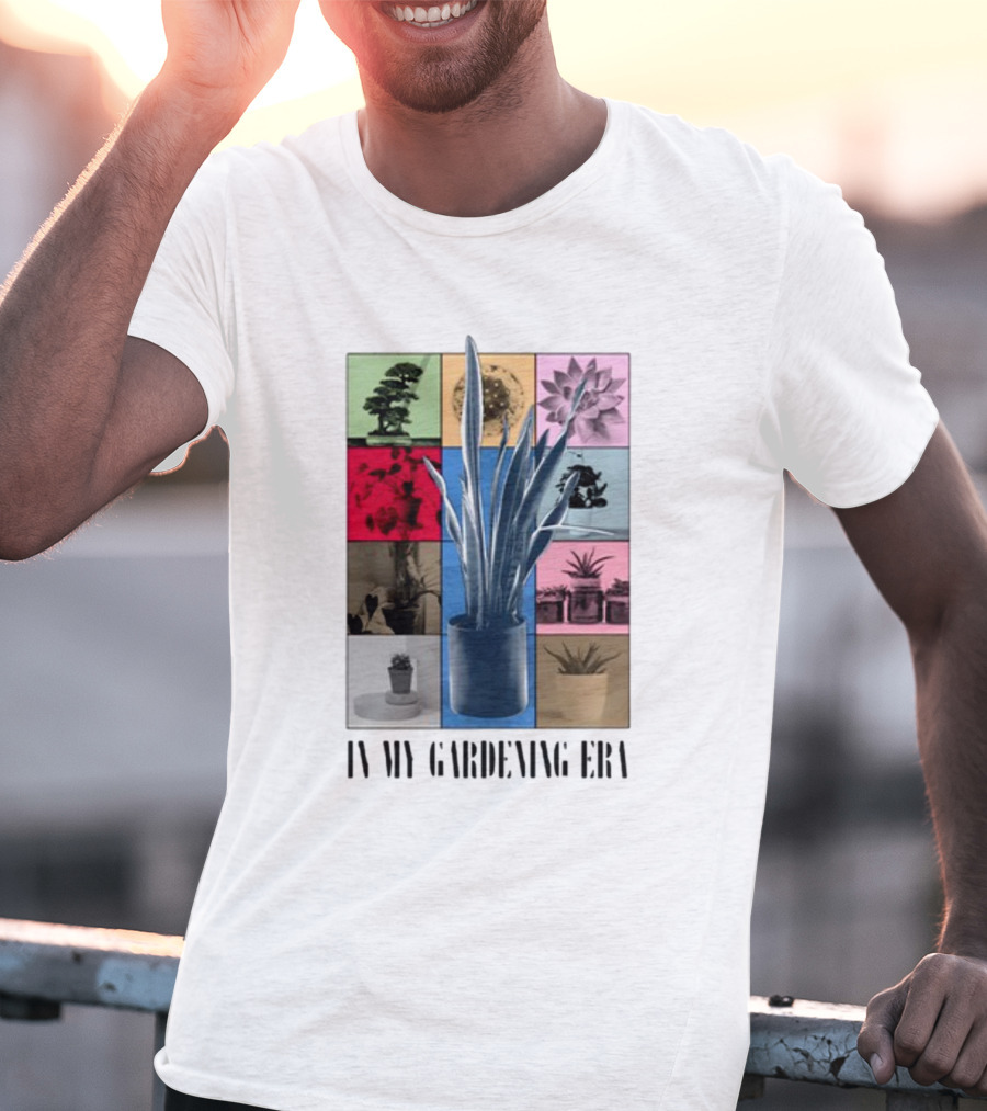 In My Gardening Era Vibrant Plant Montage T-Shirt