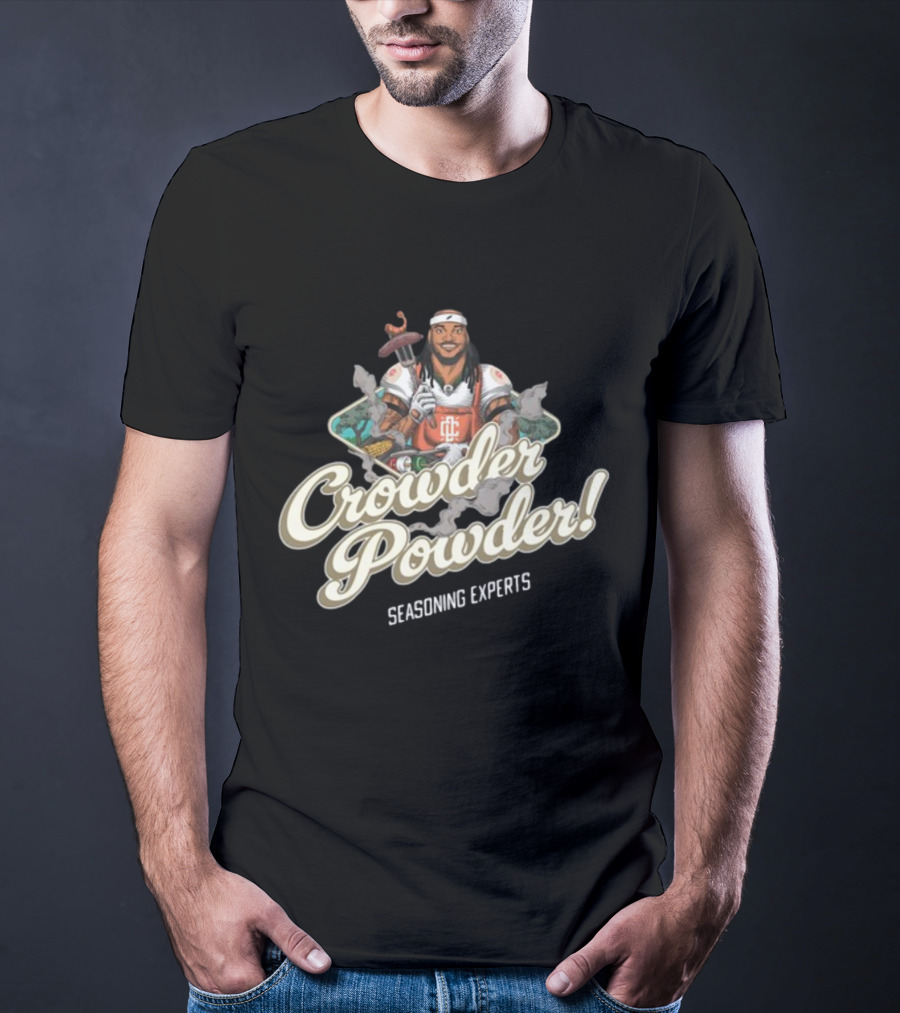 Crowder Powder Seasoning Experts Barbecue Character T-Shirt