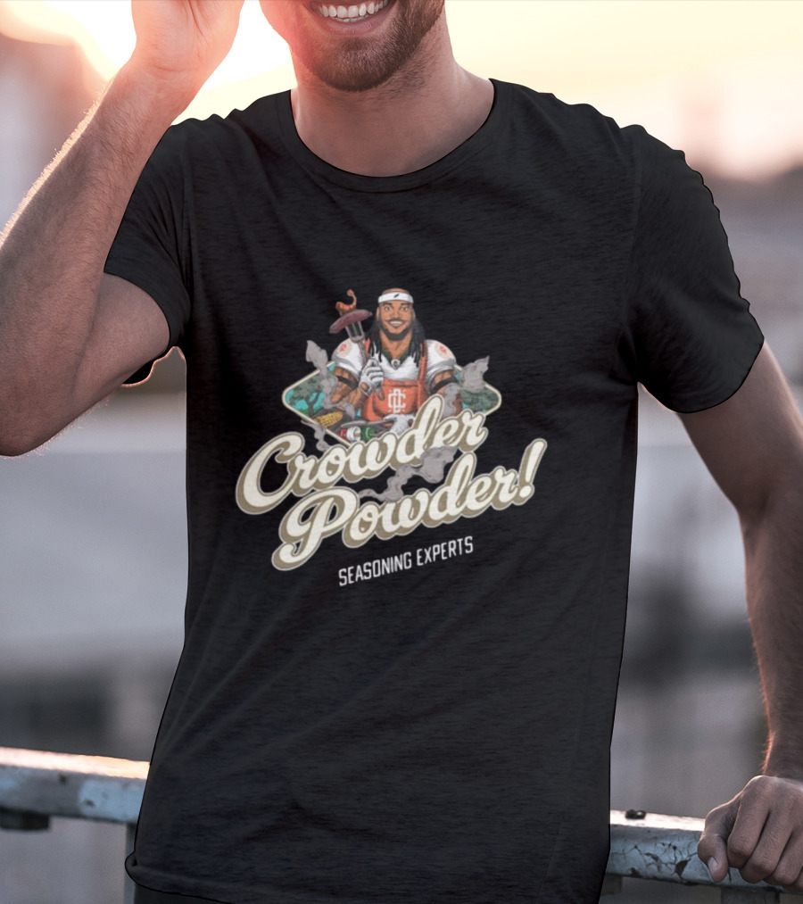 Crowder Powder Seasoning Experts Barbecue Character T-Shirt