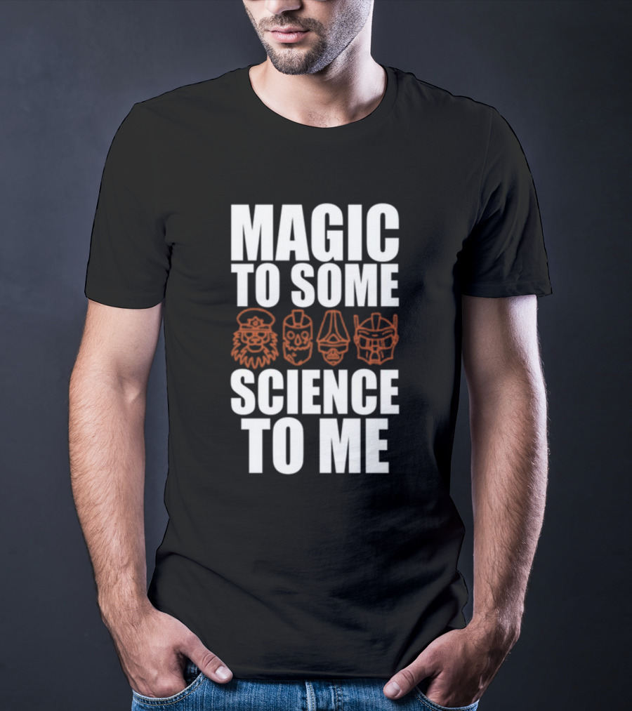 Magic To Some Science To Me Icons T-Shirt