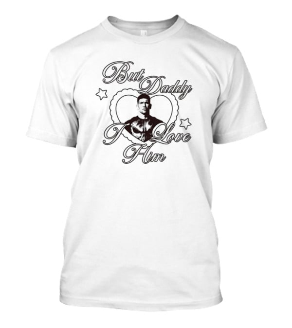 Embercases But Daddy I Love Him Frank Castle Heart Stars T-Shirt