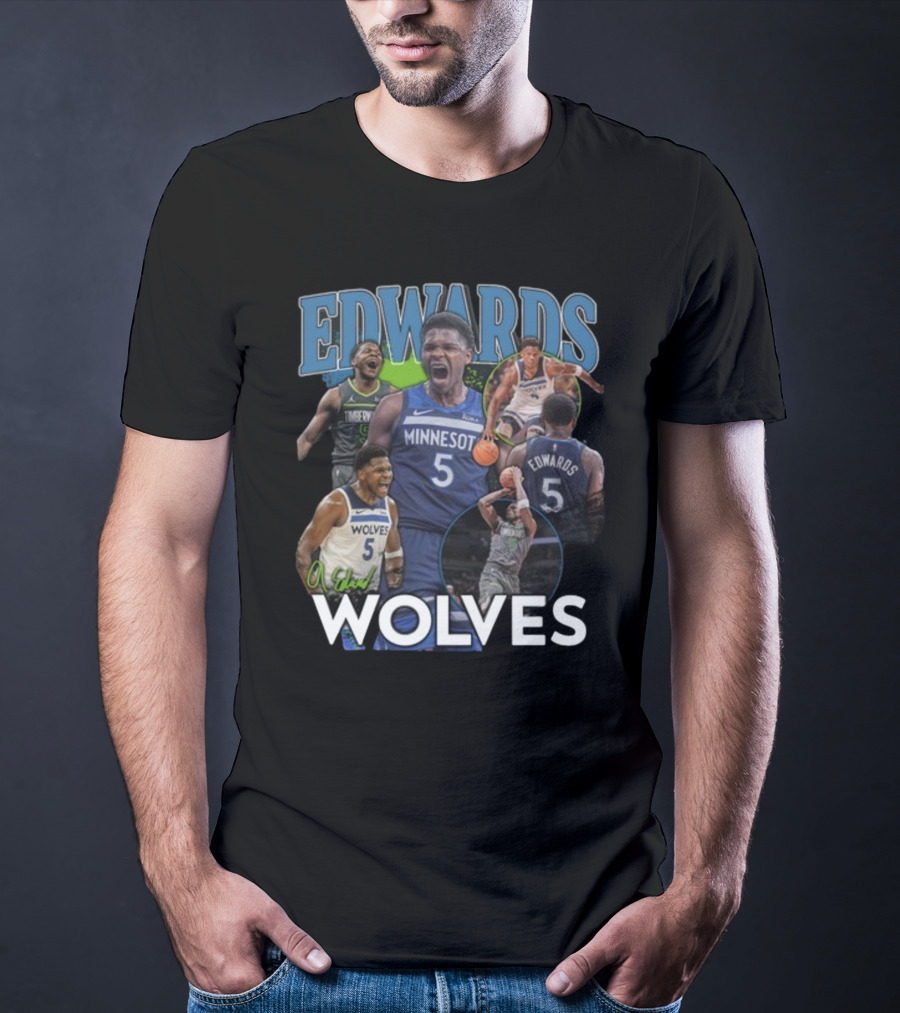 Minnesota Edwards Wolves Basketball Highlights T-Shirt
