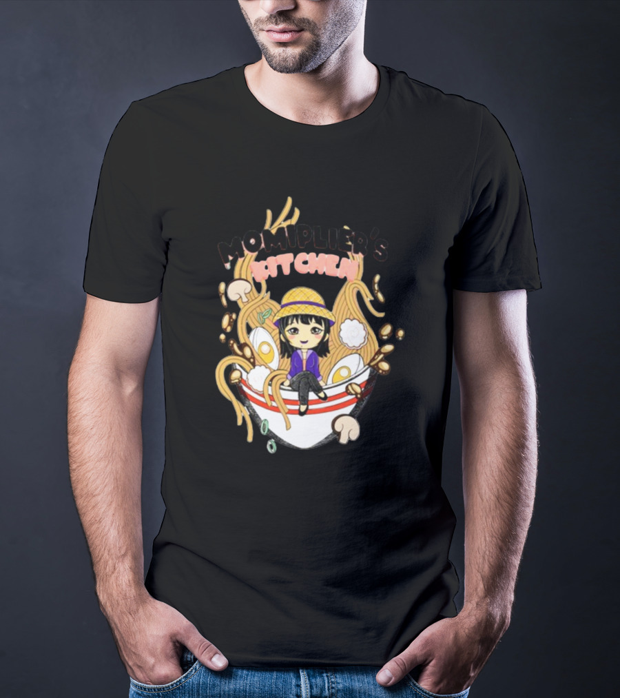 Momiplier's Kitchen Cute Anime Ramen Bowl T-Shirt