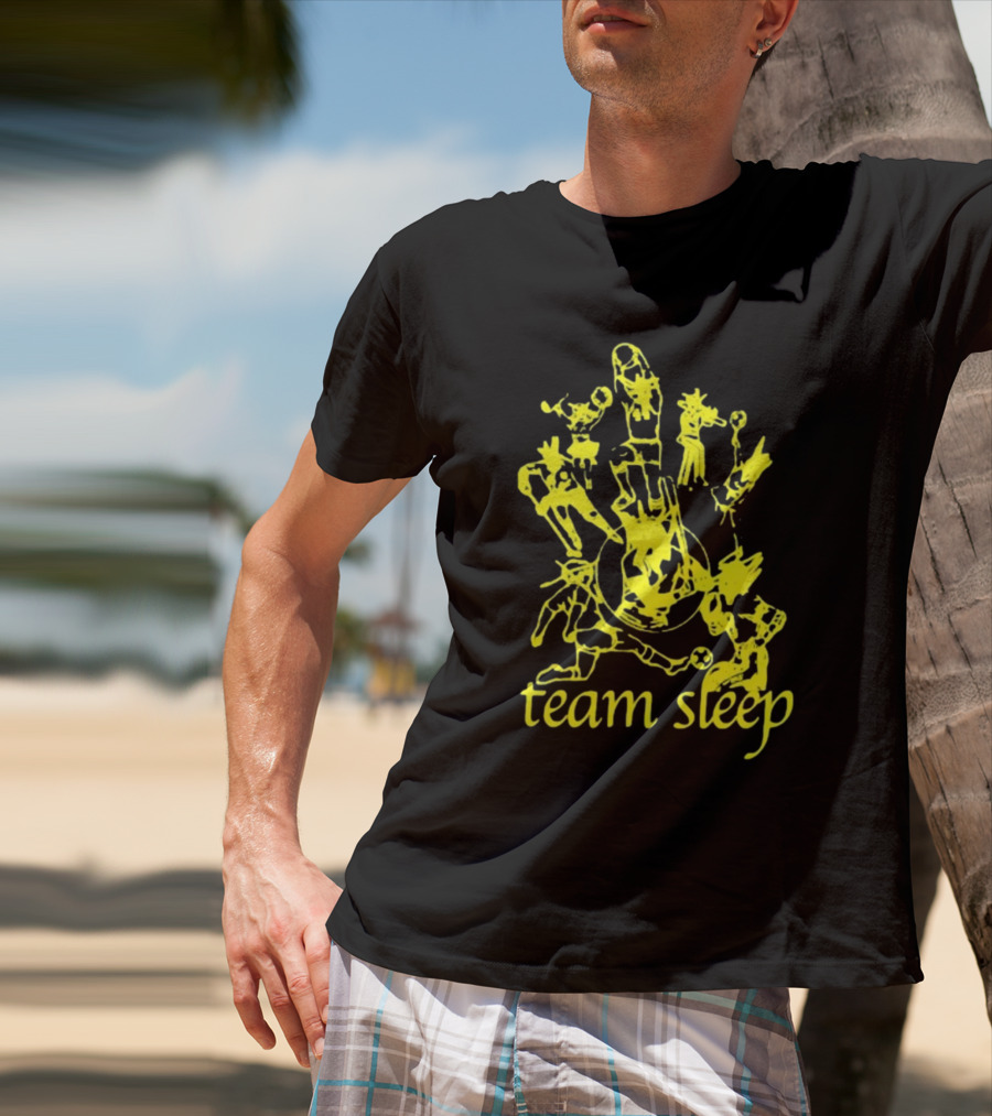 Team Sleep Pee-Chee Sports Figures T-Shirt
