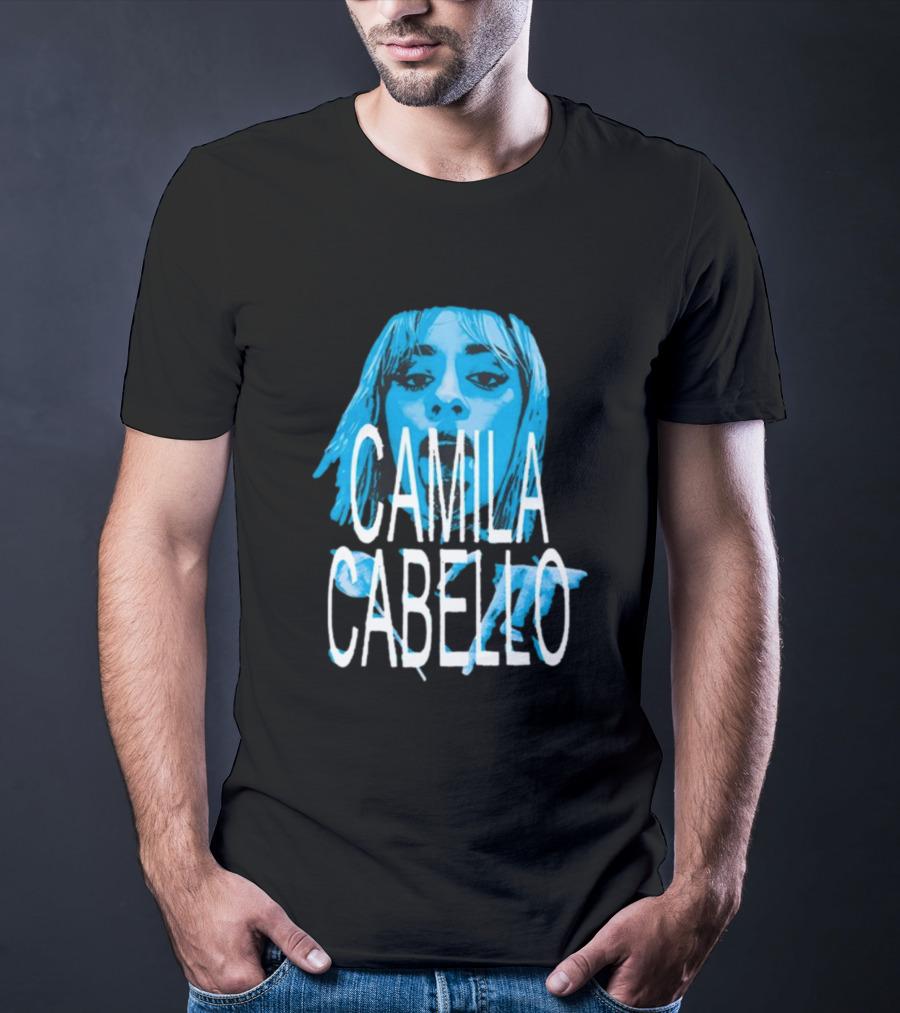 Camila Cabello Blue Portrait Portal Brazil C T-Shirt
