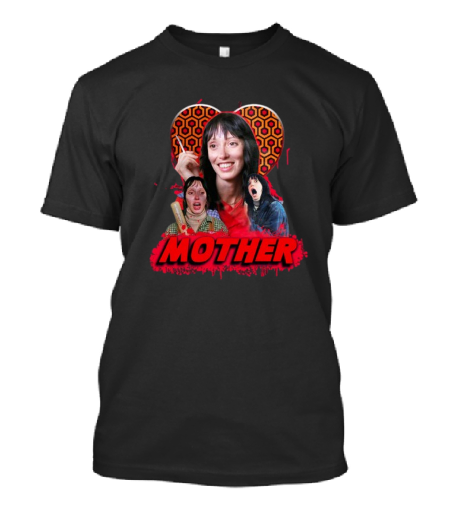 Wendy Torrance Mother Horror Iconic Imagery With Overlook Carpet T-Shirt