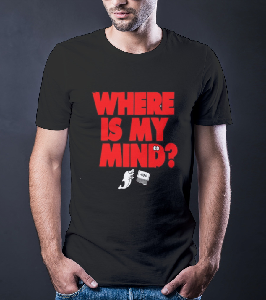 Where Is My Mind 404 Not Found Ghost Laptop T-Shirt
