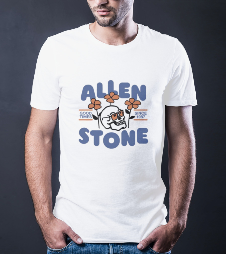 Allen Stone Skull Good Times Since 1987 T-Shirt