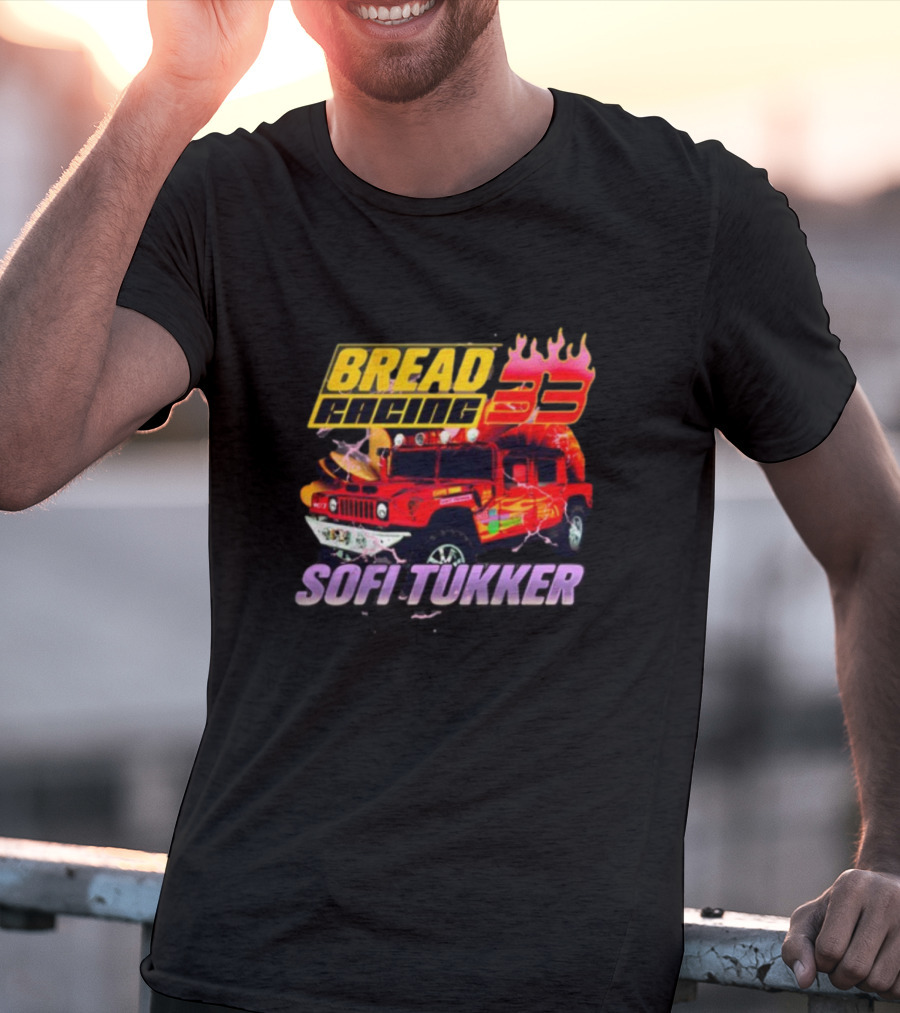 Bread Racing 33 Sofi Tukker Red Hummer With Flames T-Shirt