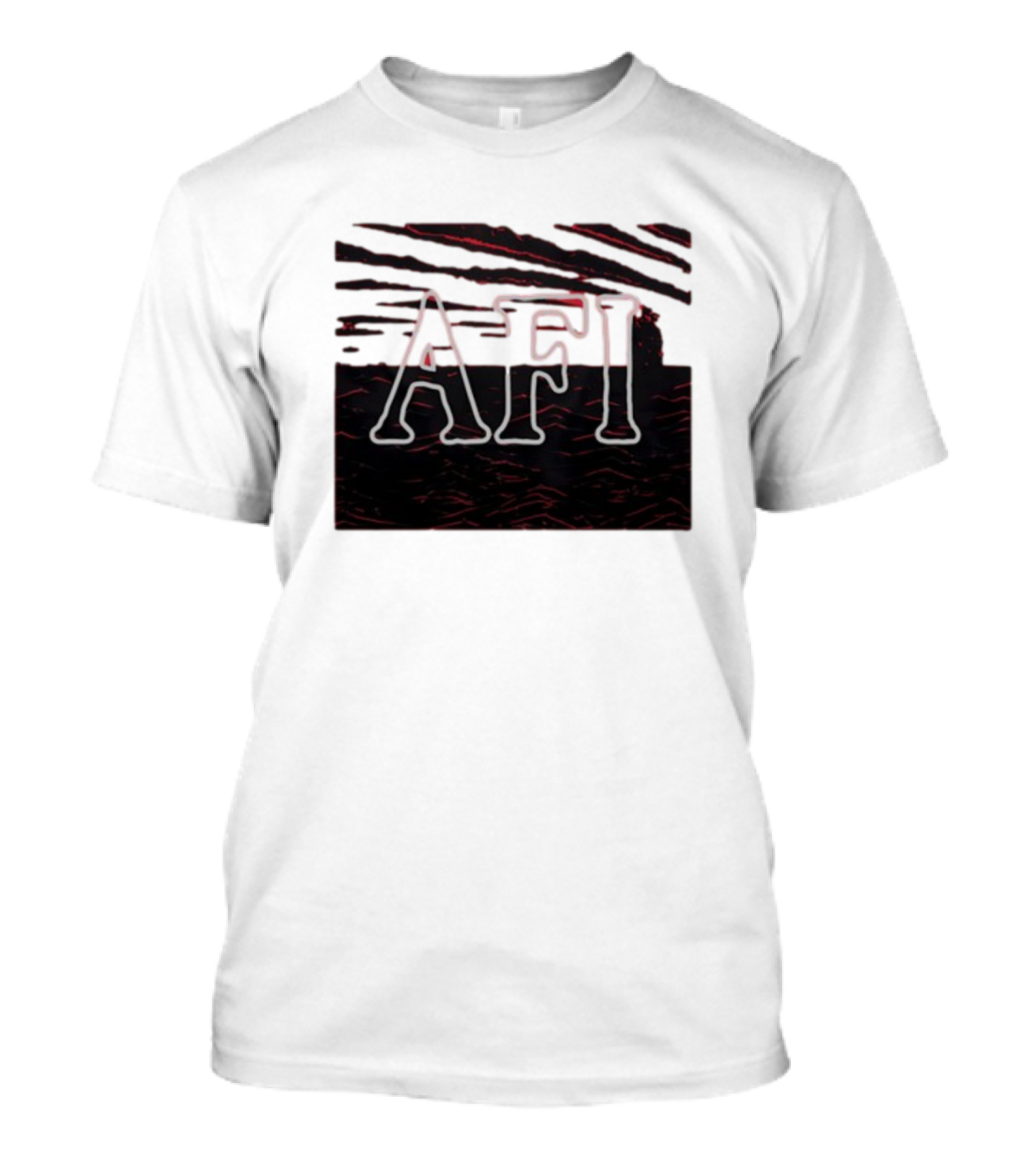 Afireinside AFI Black Sails Striped T-Shirt