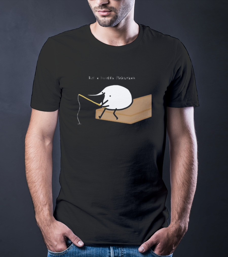 Berdyaboi But A Humble Fisherman Simple Fishing Line Drawing T-Shirt