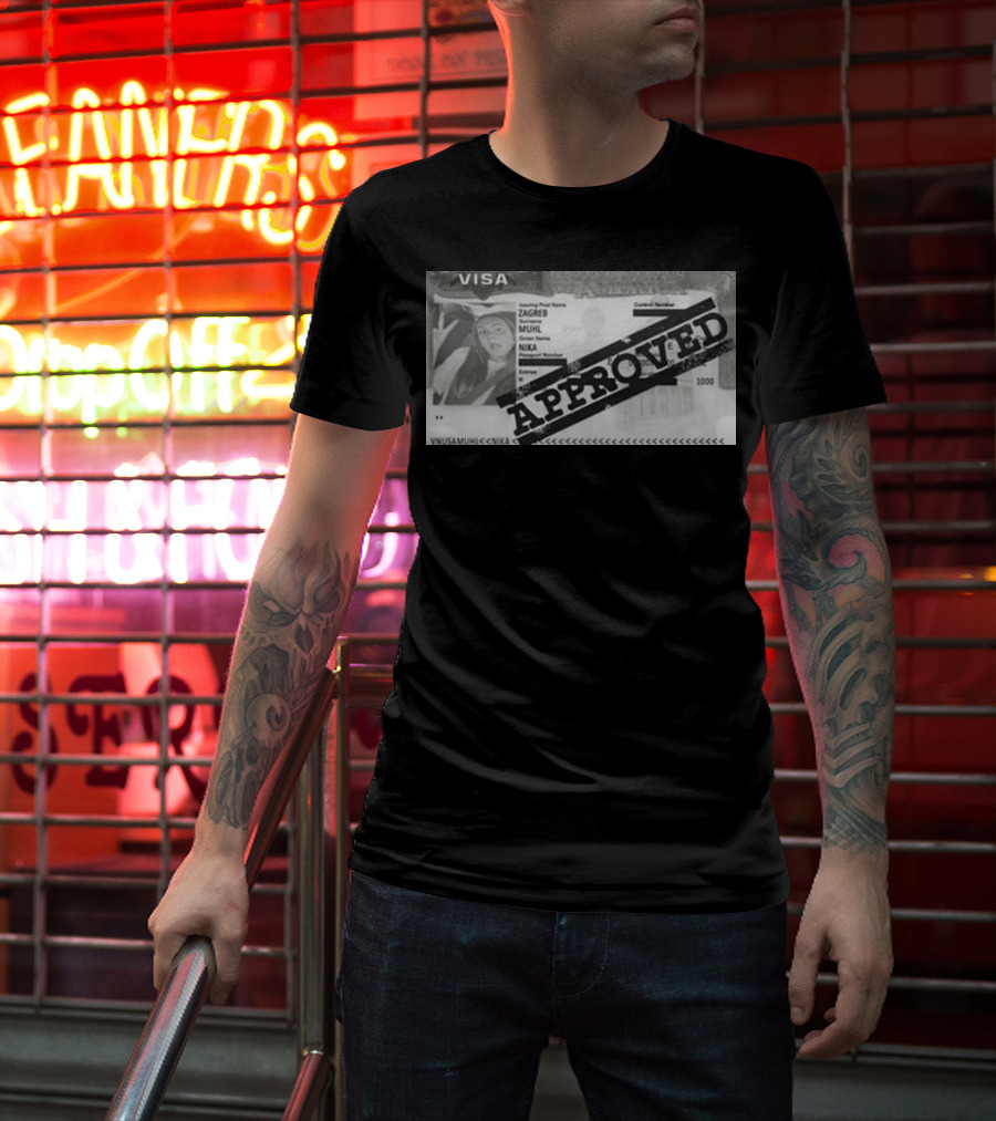 Visa Approved Zagreb Nika Muhl Muhil T-Shirt