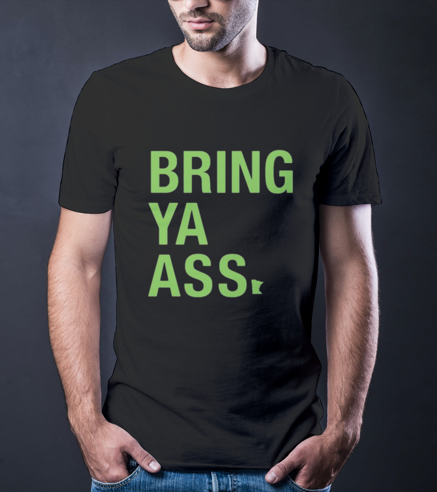 Bring Ya Ass Sota Clothing Minnesota State Outline T-Shirt