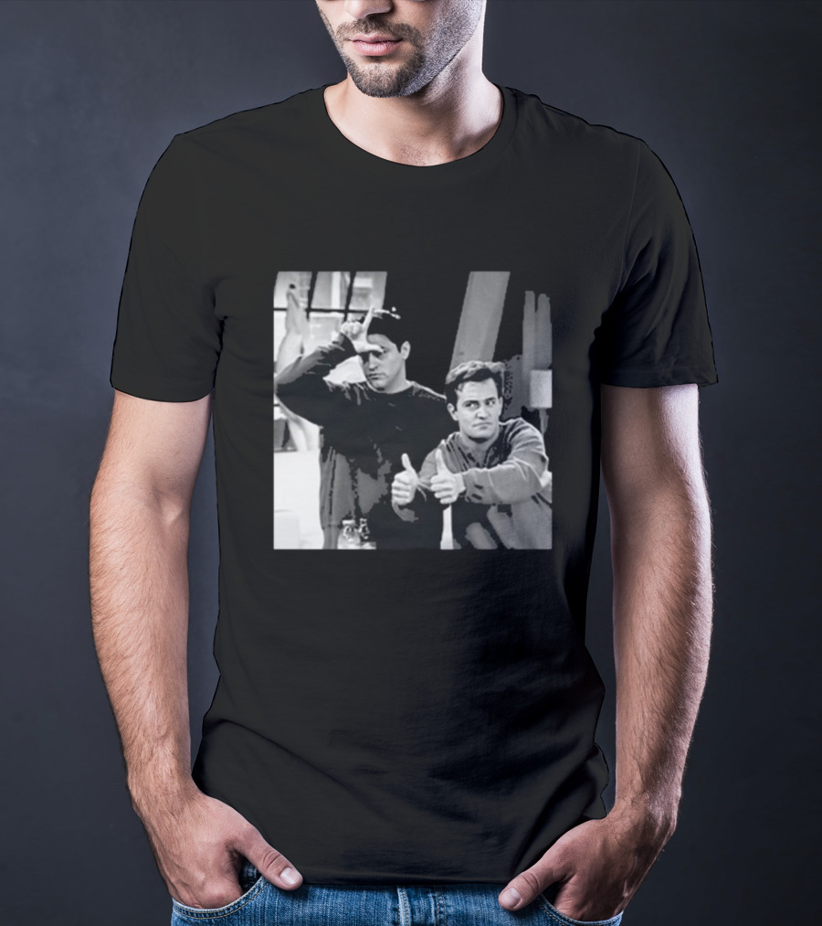 Friends Joey And Chandler Funny Gesture Scene T-Shirt