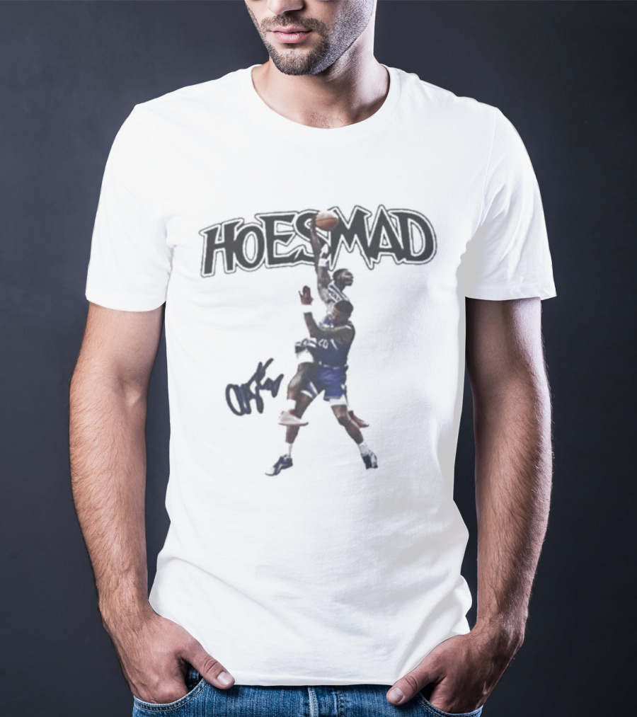 Hoes Mad Anthony Edwards Basketball Dunk T-Shirt
