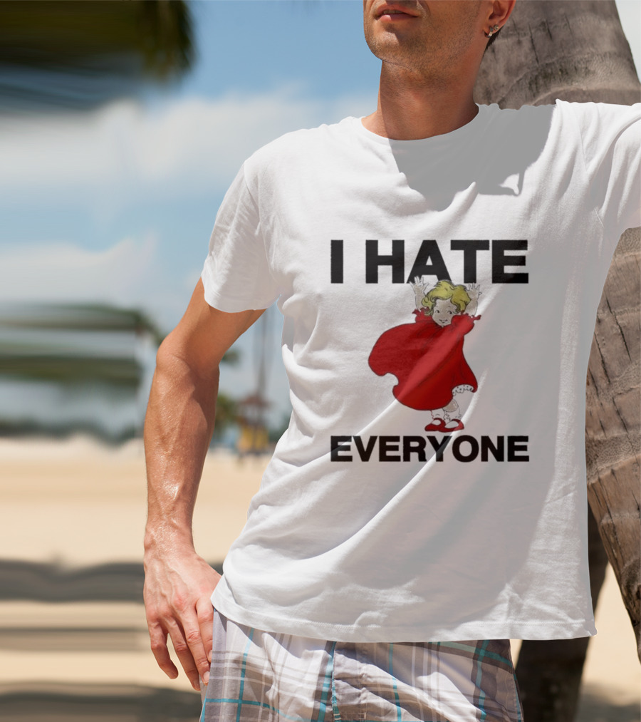 I Hate Everyone Baby Cute Red Dress Girl T-Shirt