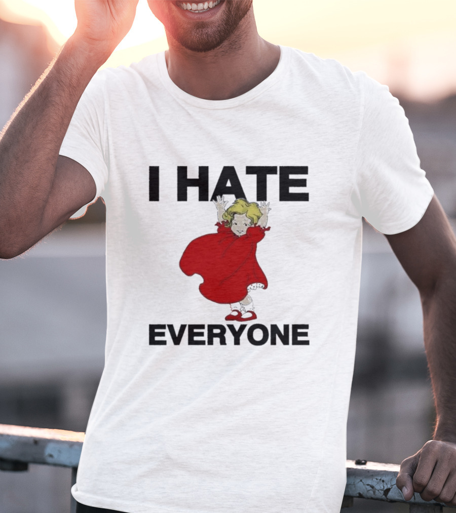 I Hate Everyone Baby Cute Red Dress Girl T-Shirt