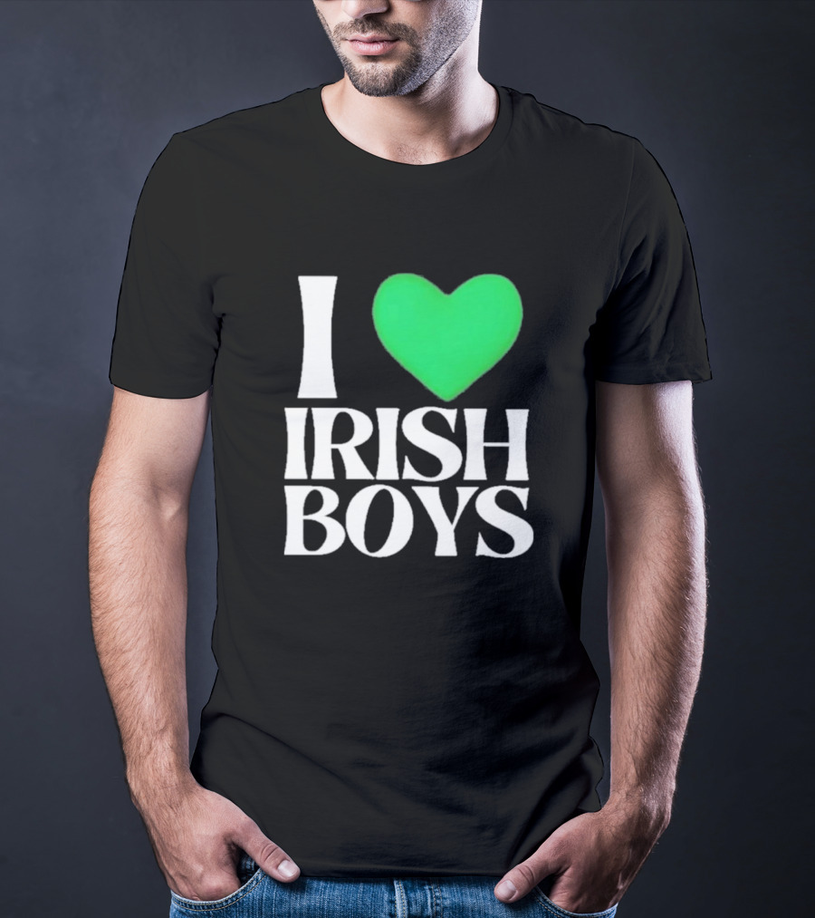 I Heart Irish Boys St. Patrick's Day Love T-Shirt
