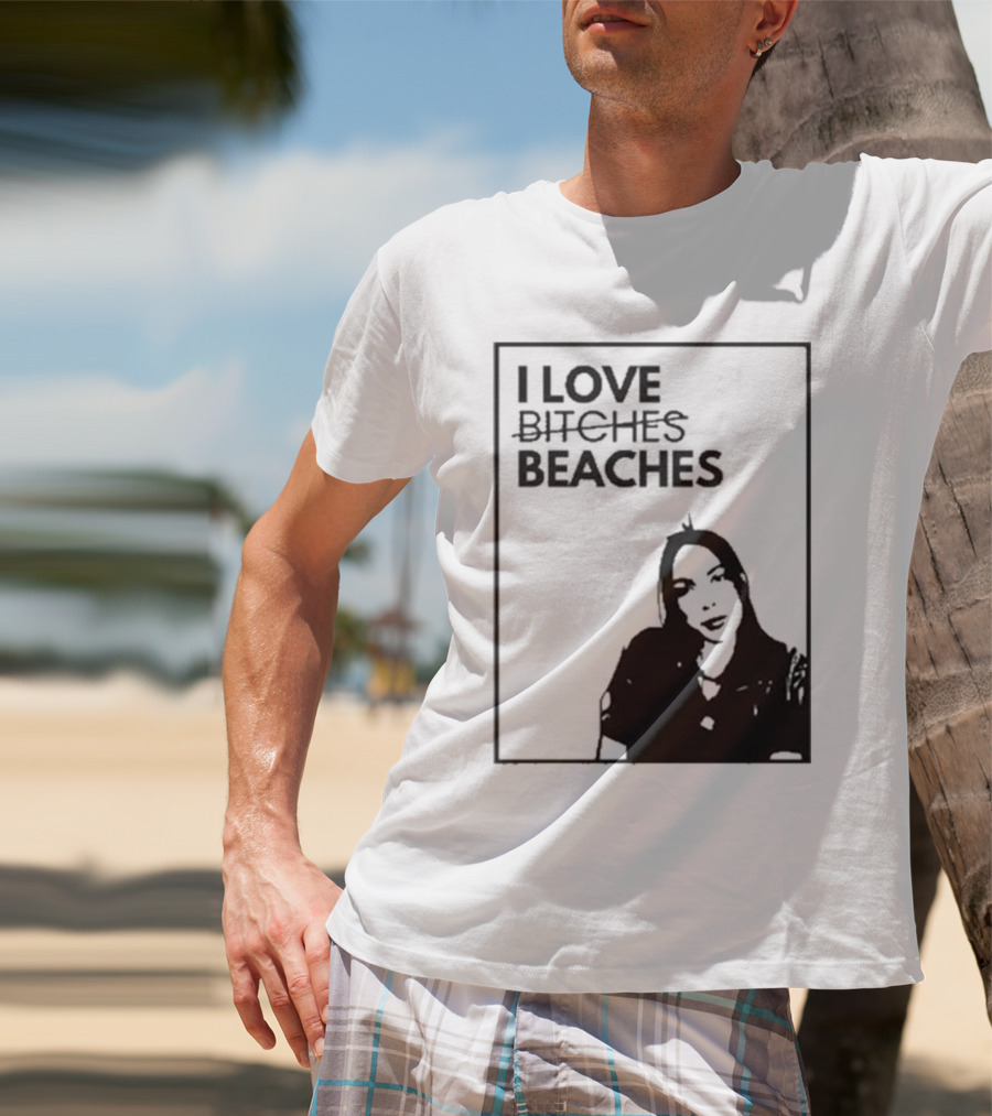 Charlotte I Love Beaches Image T-Shirt