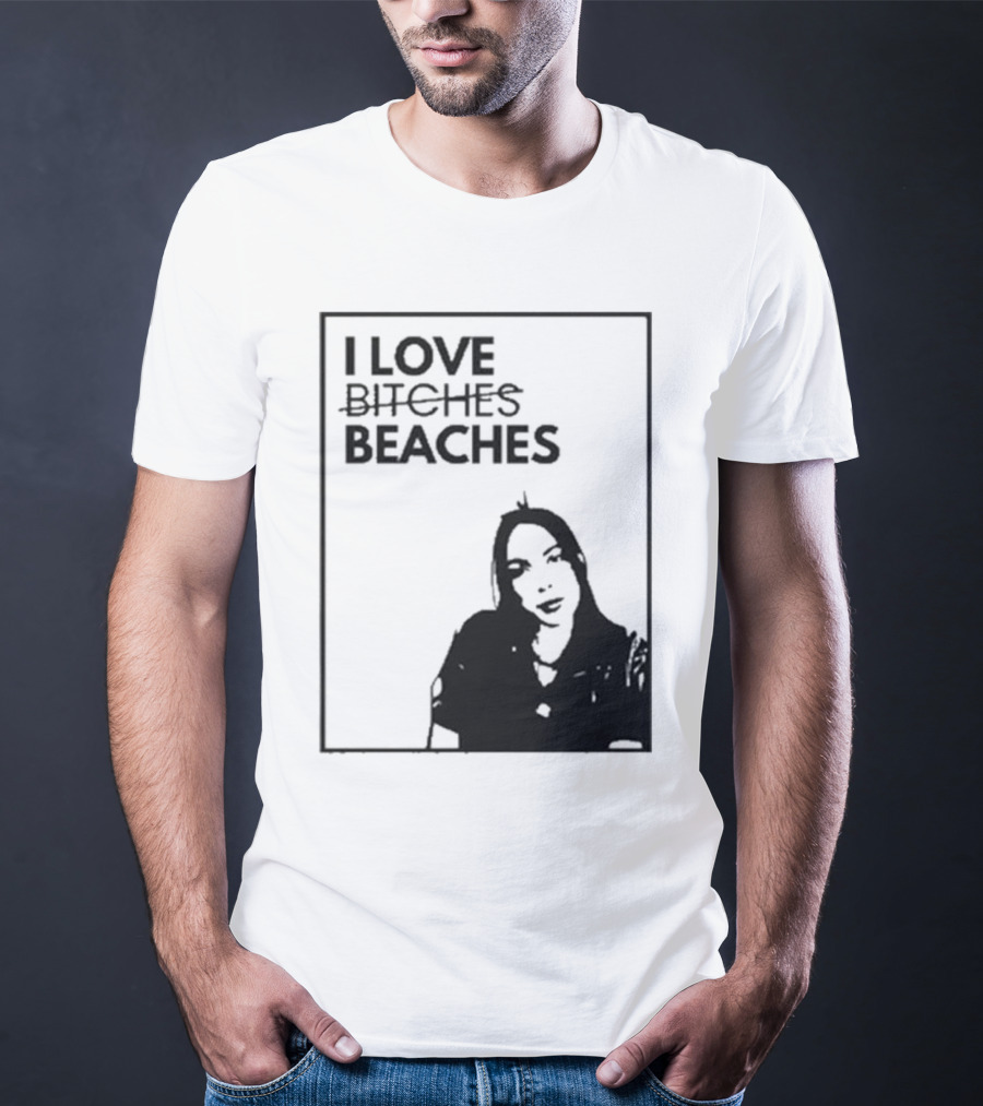 Charlotte I Love Beaches Image T-Shirt