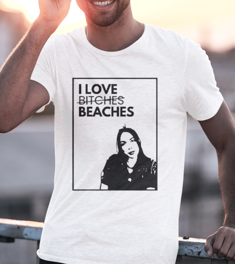 Charlotte I Love Beaches Image T-Shirt