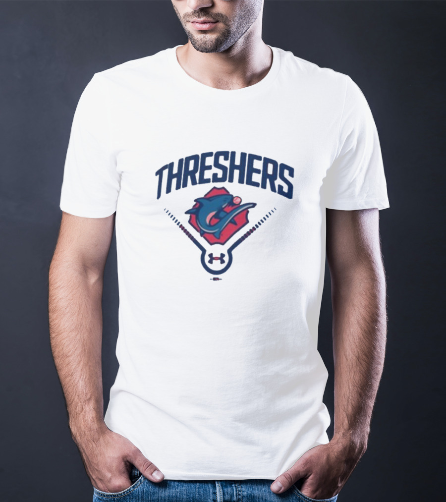 Threshers Under Armour Youth Tech Baseball T-Shirt