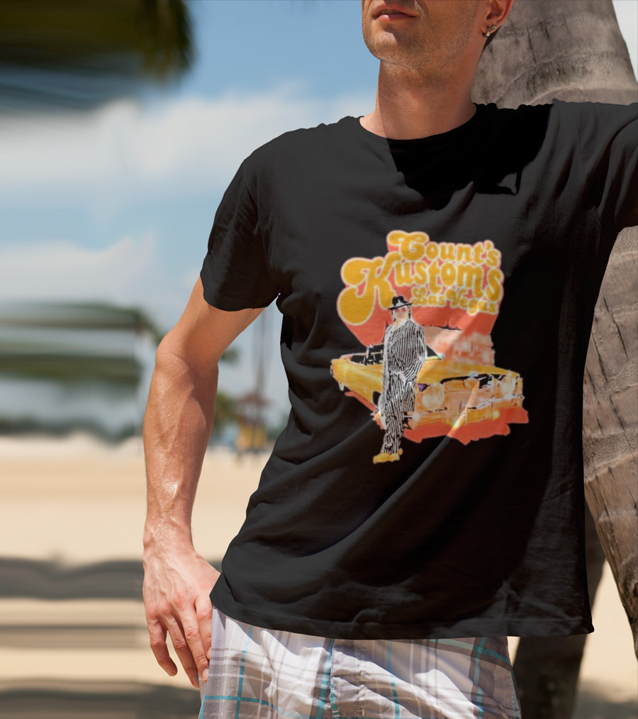 Count’s Kustoms Superfly Cadillac Eldorado Las Vegas Strip T-Shirt