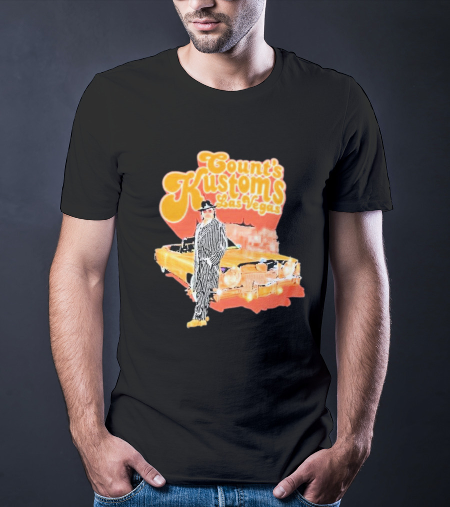Count’s Kustoms Superfly Cadillac Eldorado Las Vegas Strip T-Shirt