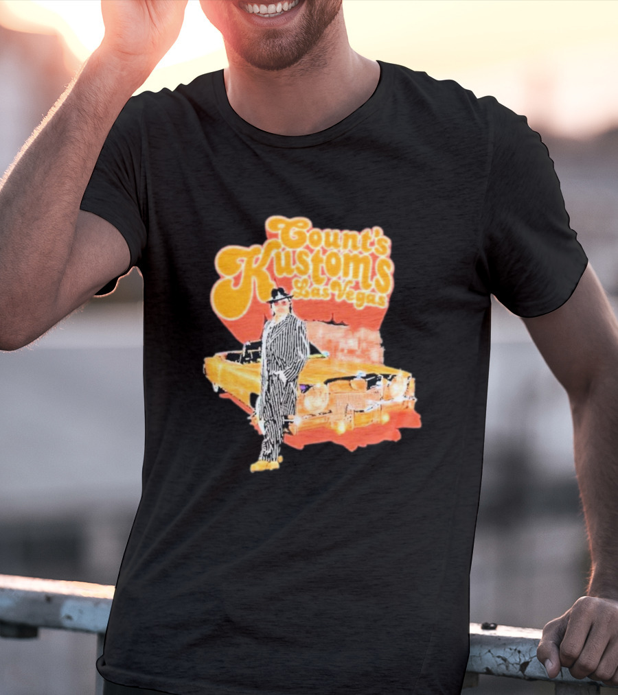 Count’s Kustoms Superfly Cadillac Eldorado Las Vegas Strip T-Shirt