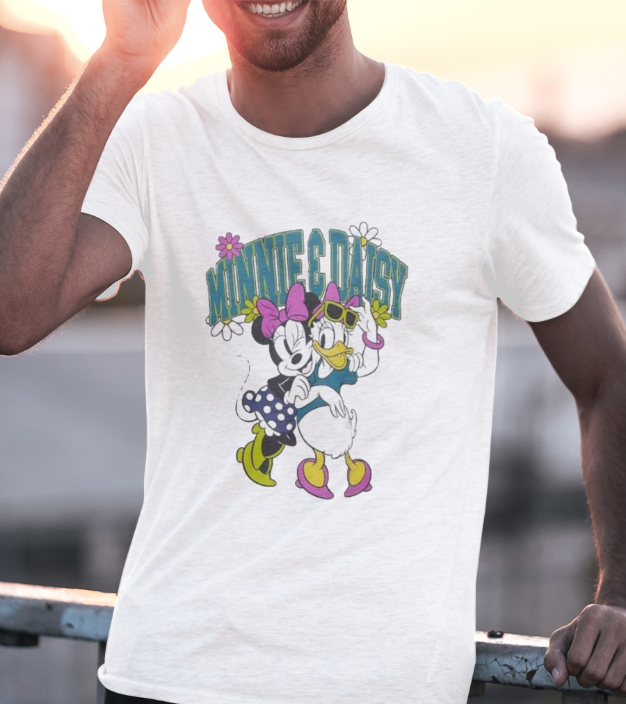 Disney Minnie And Daisy Youth Playful Friends T-Shirt