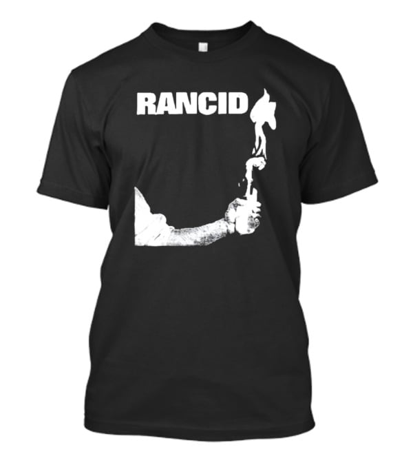 Rancid Band Logo Molotov Cocktail T-Shirt