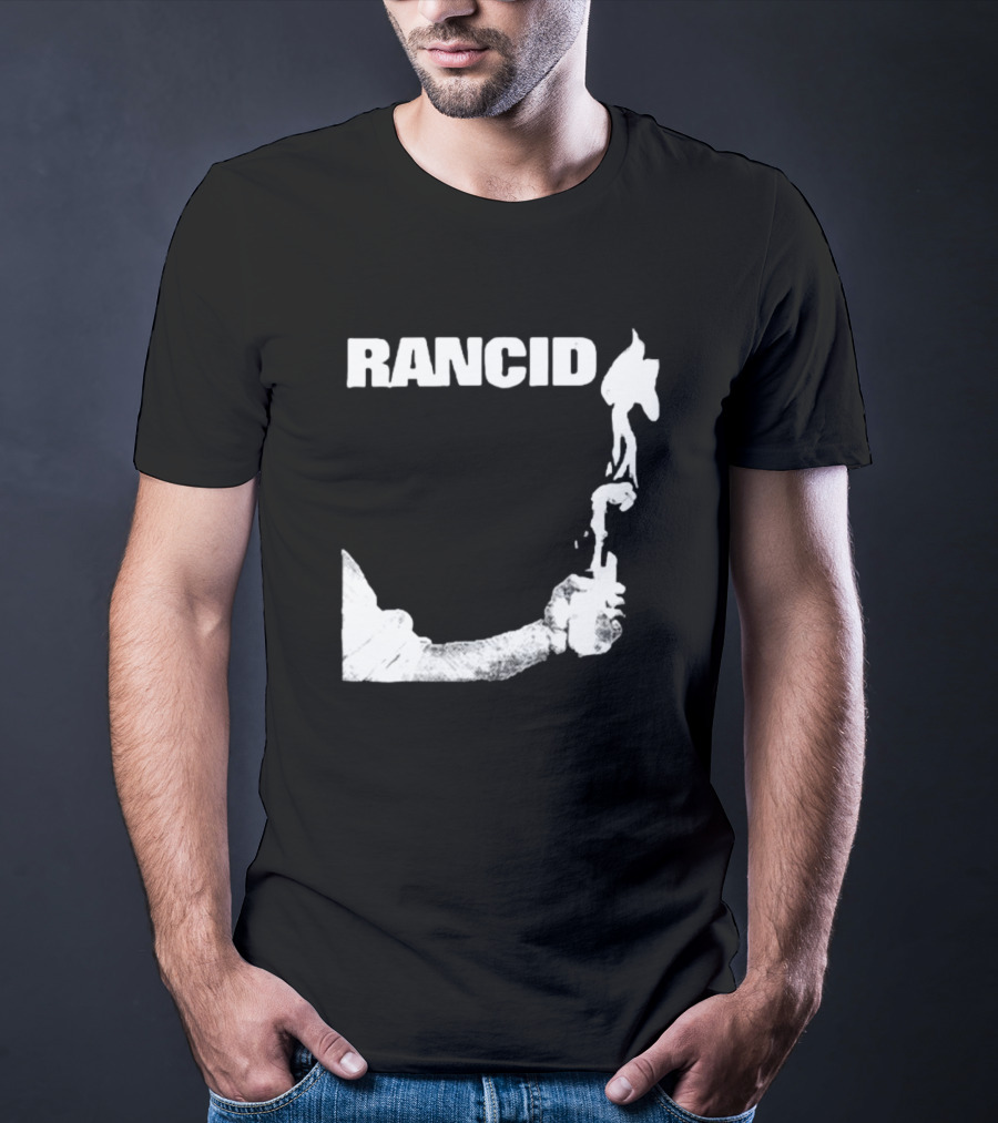 Rancid Band Logo Molotov Cocktail T-Shirt
