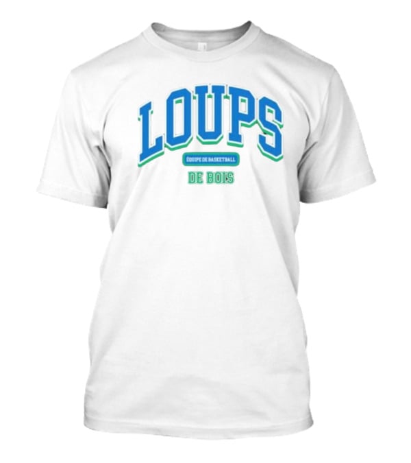 Loups Équipe De Basketball De Bois Rudy Gobert T-Shirt