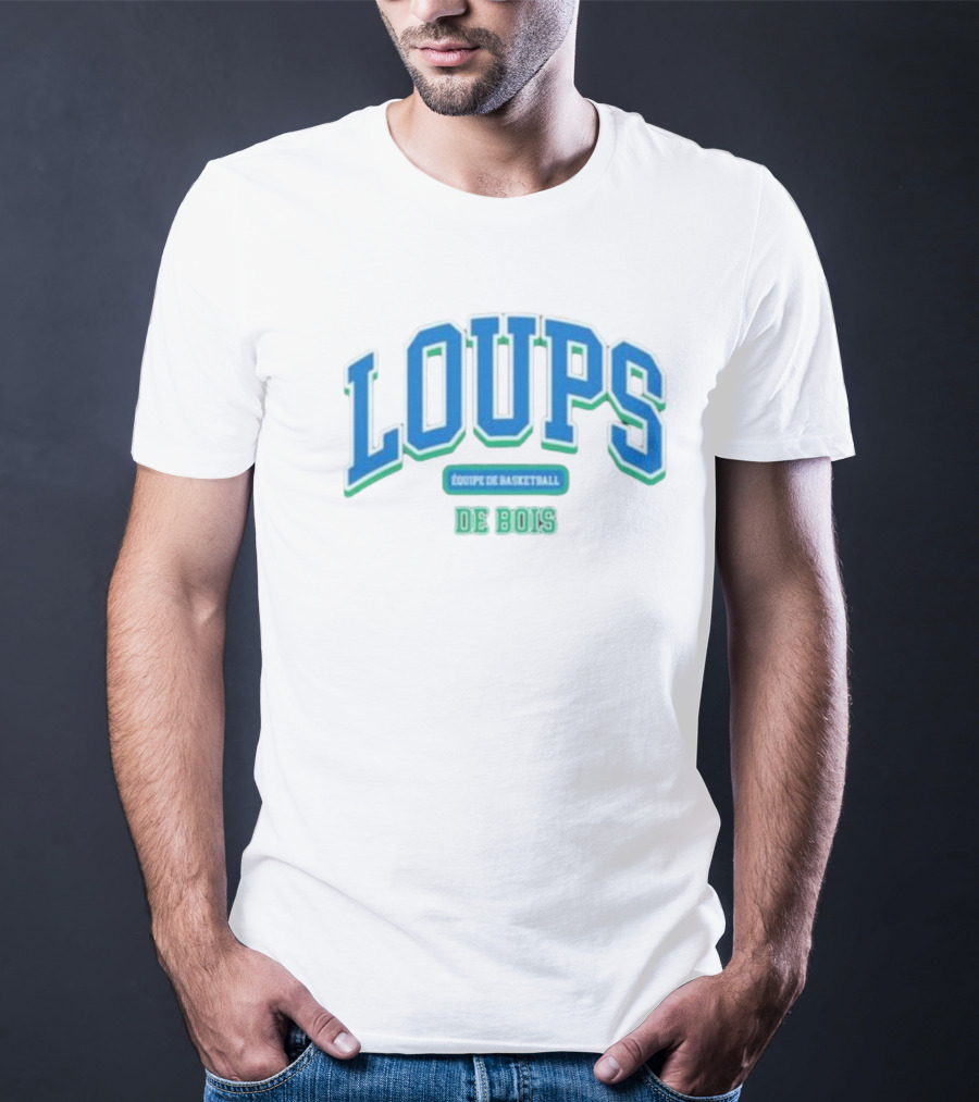 Loups Équipe De Basketball De Bois Rudy Gobert T-Shirt