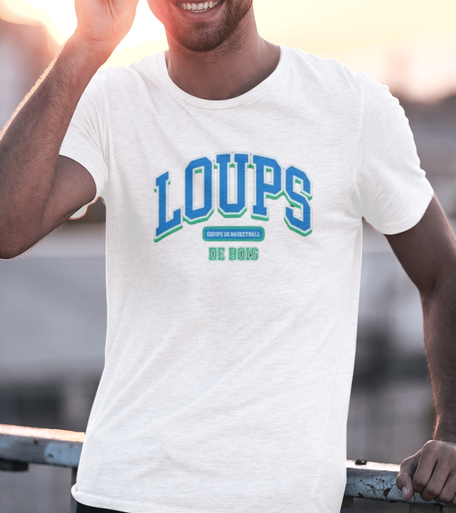 Loups Équipe De Basketball De Bois Rudy Gobert T-Shirt