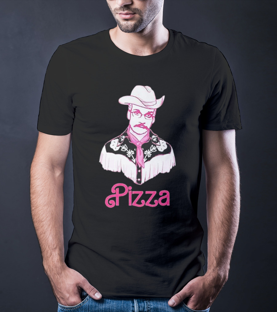 John Green He's Just Cowboy Pizza T-Shirt