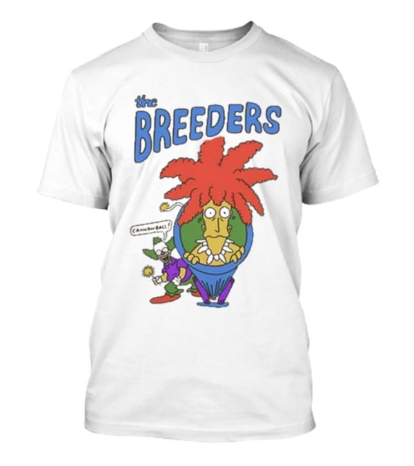 The Breeders I'm The Last Splash Cartoon Character With Red Hair In Vase T-Shirt