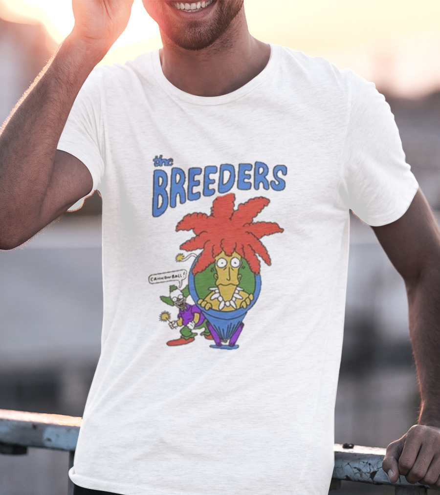 The Breeders I'm The Last Splash Cartoon Character With Red Hair In Vase T-Shirt
