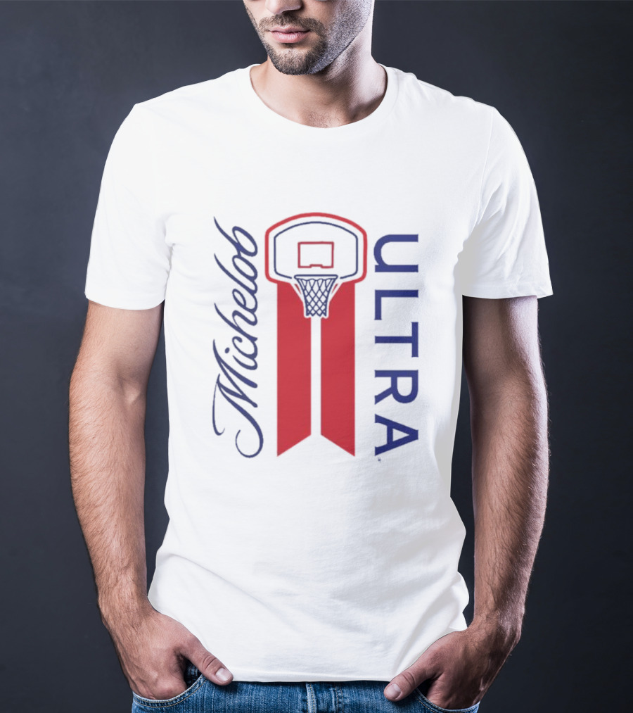 Michelob Ultra Basketball Hoop T-Shirt