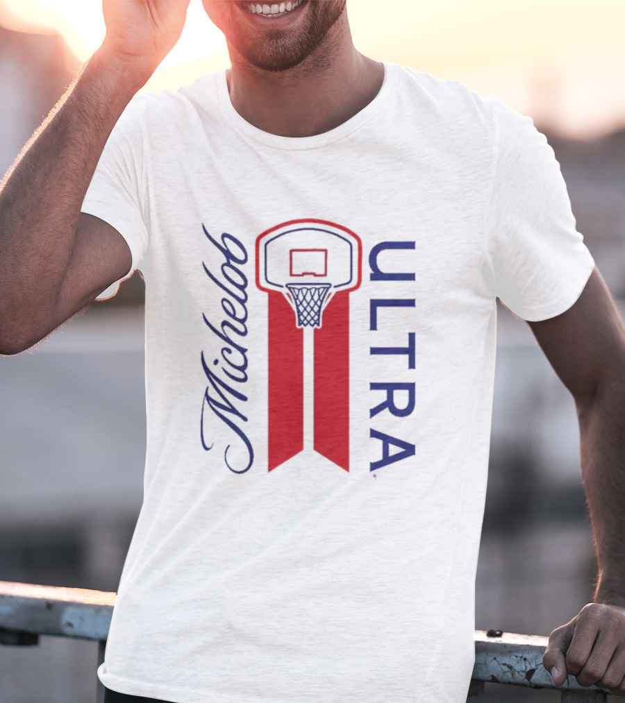 Michelob Ultra Basketball Hoop T-Shirt