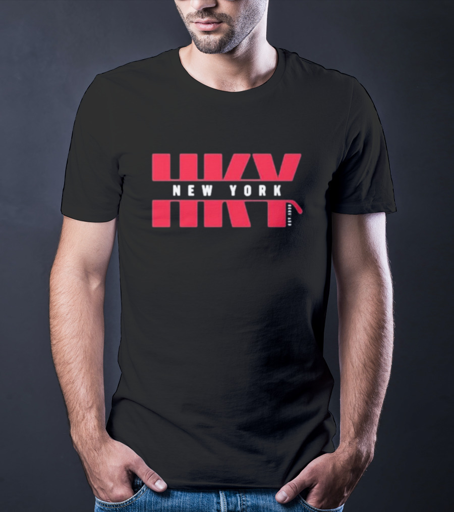 New York HKY Hockey Stick T-Shirt