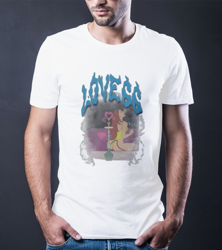 Chicklet And Maleni Love66 Hookah Lounge Heart T-Shirt