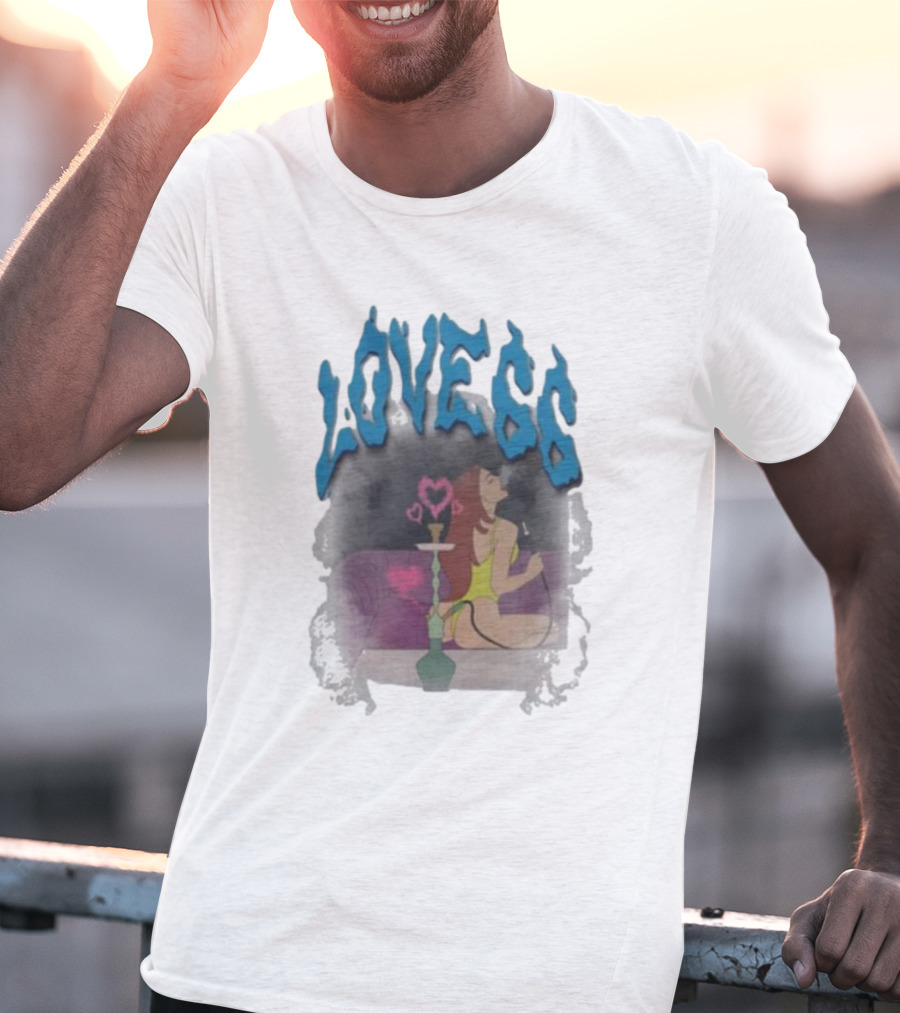 Chicklet And Maleni Love66 Hookah Lounge Heart T-Shirt