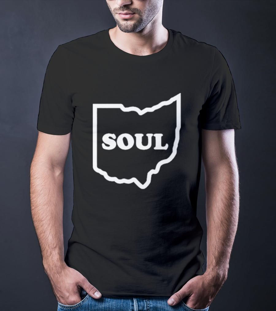 Colemine Records Ohio Soul In State Outline T-Shirt
